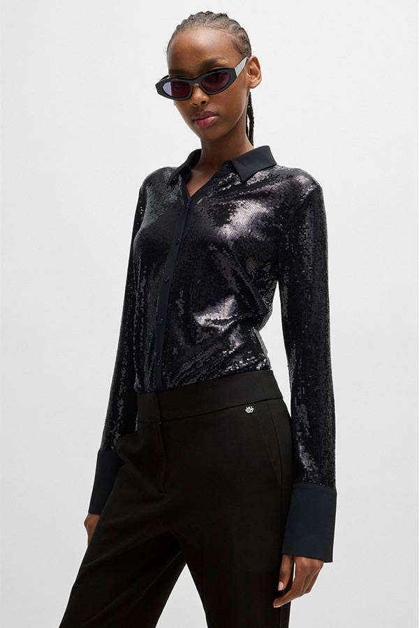 ΠΑΝΤΕΛΟΝΙ HUGO - 001 ΜΑΥΡΟ